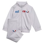 adidas Mixte bébé Tracksuit Survtement, Top:dash Grey Bottom:dash Grey S20, 9 mois EU