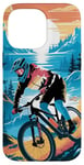 iPhone 14 Pro Max For Downhill Biking - Retro Mountain Bike Design Case