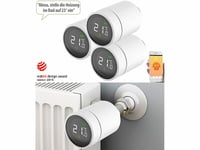 3 thermostats connectés pour radiateurs compatibles commandes vocales - Revolt