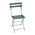 Stol metall, Bistro, sh. 46 cm, cedar green