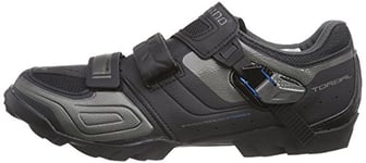 Shimano Mtb cycling shoes Breit Spd Klett, Unisex Cycling Shoes, Black, 9 UK (44 EU)