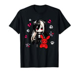 Chibi Kawaii Emo Pastel Goth Girl Japanese Creepy Anime T-Shirt