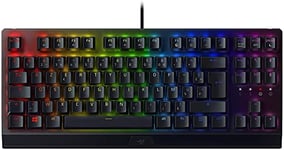 Razer BlackWidow V3 Tenkeyless (Switches Verts) - Clavier Gamer Mécanique Compact (Switches Mécaniques Clicky, Format Tenkeyless, Touches Programmables) Clavier AZERTY | Noir