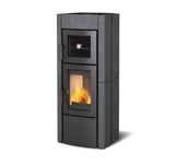 Le Nordica Ester Four Evo Poêle à Bois Pierre Naturel Puissance Nominale 8.2KW