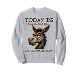 Today Is Slap An Idiot Day I'm Gonna Be Busy Sweatshirt