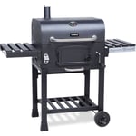 TAINO HERO XL Fumoir CHARIOT À GRILLADES BBQ Barbecue au charbon de bois sur pied Fumoir charbon de bois