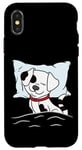 Coque pour iPhone X/XS Pyjama animaux endormis mignon chien endormi