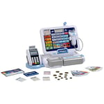 Theo Klein 9324 Tablet Cash Station I Play Cash Register with Sound and Detachable Tablet, POS Terminal with mechanical function, Scanner and Play Money I Toys for Children Aged 3 Years and Over