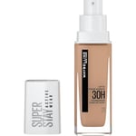 Maybelline New-York - Fond de Teint Liquide Longue Tenue, Sans Transfert, Haute Couvrance - Superstay Active Wear 30h - Teinte : Beige Nude (21) - Contenance : 30 ml