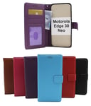 New Standcase Wallet Motorola Edge 30 Neo 5G (Svart)