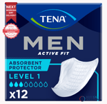 12 x TENA Men Absorbent Protector  - Level 1 - ( 1 Pack of 12 )