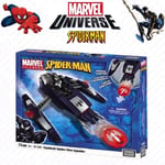 Mega Bloks Marvel Symbiote Spider-Man Speeder 91286 75 Pcs Compatible with Other