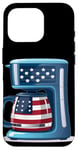 iPhone 16 Pro Patriotic coffee bean and maker costume Case