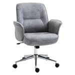 Swivel Computer Office Chair Mid Back Desk Chair Home Study Bedroom