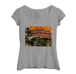 T-Shirt Femme Col Echancré All Quiet On The Western Front Vieille Affiche De Film Guerre Rétro Poster Cinéma