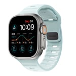 Nomad Apple Watch (42/44/SE/45/46/49mm) Sport Band Rem - Icy Blue Glow