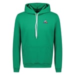 Sweat Coq Sportif coton avec manches longues et col à capuche vert