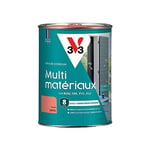 V33 Peinture extérieure multi-matériaux, Corail satin 1,5L