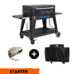 Pit boss Griddle 3 Burner Ultimate Plancha  | Starter kit med överdrag och smashjärn