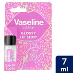 Vaseline Glossy Lip Shot Dani Dyer Non Sticky Love Lip Balm 7ml, Candy Floss🍡