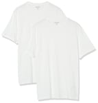 Amazon Essentials Men's T-Shirt Regular-Fit Short-Sleeve Crewneck, Pack of 2, White, XXL Plus Tall