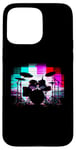 Coque pour iPhone 15 Pro Max Ensemble de batterie Glitch - Amateur de batterie vintage