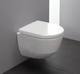 Laufen Pro Compact Vegghengt toalett 49x36 cm, rimless, Hvit - H8209650000001