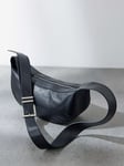 Mint Velvet Leather Sling Bag, Black