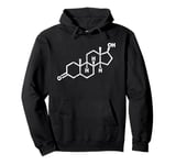 The Testosterone Molecule - v3 vintage - Bodybuilding Pullover Hoodie