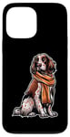 iPhone 13 Pro Max English Setter Dog Scarf Pumpkin Autumn Happy Thanksgiving Case