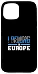 Coque pour iPhone 15 Europe Lover Italie Allemagne Vacances European Vacay