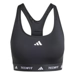 adidas Sport Bh Techfit - Svart/vit Dam, storlek XS A-B