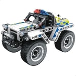 ColorBaby 39026 BYM Maquette de Voiture de Police Jouet à Construire, 199 pièces, 12 x 23,5 x 7,3 cm, Jeu de pièces de Construction, Voitures pour Enfants, Cadeau Enfant 7 Ans, maquettes, Cadeaux