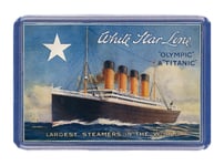 Titanic - White star line - 7cm x 4.5cm - Novelty Fridge Magnet