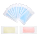 10Pcs Hair Removal Leg Body Face Wax Papers Depilatory Wax Strips TOU