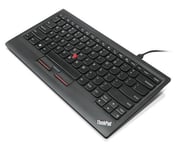 Lenovo ThinkPad Compact USB Keyboard with TrackPoint - tastatur - Belgisk