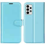 Samsung Galaxy A33 5G      Pu Wallet Case    [Lightblue]