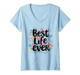 Womens Jehovah's Witness Best Life Ever JW ORG JW V-Neck T-Shirt