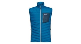 Doudoune jack wolfskin routeburn vest bleu