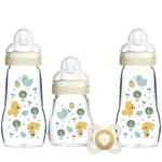 MAM Feel Good Glass Baby Bottle Starter Set