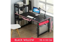 Mohoo Accessoires motoculture Etagère de bureau pour ordinateur d'étude étagère à domicile (black willow (115x55x73cm))