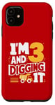 Coque pour iPhone 11 3 ans 3e anniversaire Construction Boy 3 ans