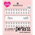 Essence Silmät Ripset (sis. liiman)LASHES TO IMPRESS False Lashes Set 1 Stk. (7,10 € / 1 Kpl)