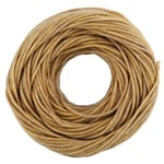 2mm Fiber Wick luonnollinen mehiläisvaha pinnoite kynttilän Wick DIY 200 jalkaa tuoksuva kynttilän Wick (tumma)