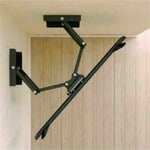 XL Corner TV Wall Bracket Mount For 32-65" TV Easy To Install Single Stud Design