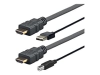 Vivolink Pro - Kabel För Video / Ljud - Usb, Hdmi Hane Till Usb Typ B, Hdmi Hane - 4 M - Svart - 4K60 Hz (4096 X 2160) Stöd