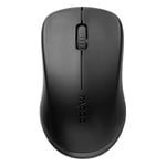 Rapoo 1680 Souris d'ordinateur silencieuse sans Fil 2,4 GHz Capteur 1000 DPI 12 Mois d'autonomie Ergonomique pour PC & Mac Noir