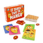 Ginger Fox, It Takes Two To Mango Silly Action Card Game | Pull Funny Faces To Win Points | Easy Play, Quick Thinking, On-The-Go Fun | Matching Pairs Style Play For Kids And Grown-Ups. Ages 8+