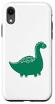 Coque pour iPhone XR Dinosaure vert mignon