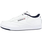 Reebok Homme Club C 85 Basket, Blanc Intense White Navy, 48.5 EU